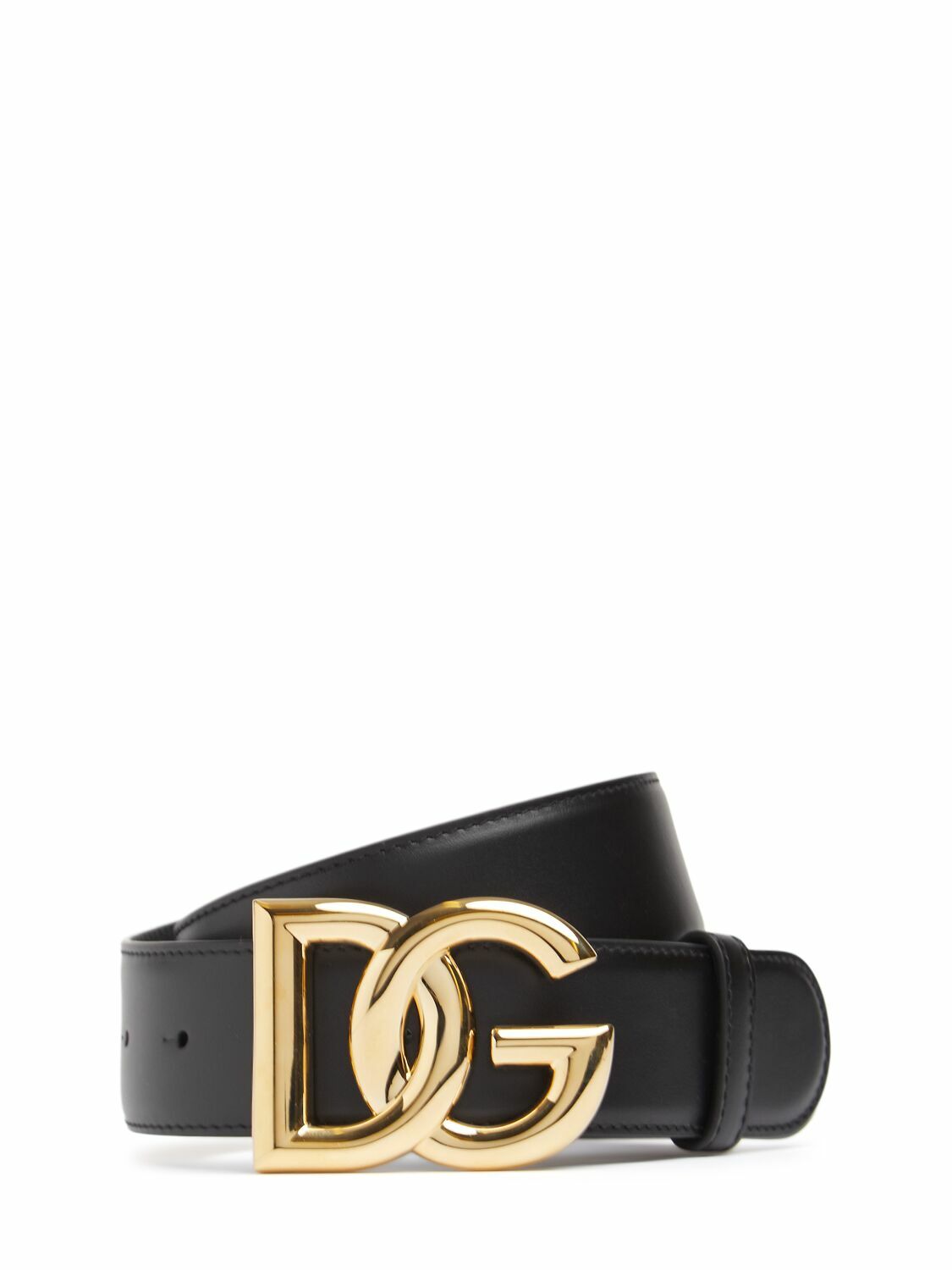 【Dolce & Gabbana 】Crystal DG ソフトレザーベルト 2.5 cm DOLCE & GABBANA - 2.5 Cm Crystal Dg Soft Leather Belt Dolce