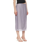 rag & bone Purple Suki Organza Midi Skirt
