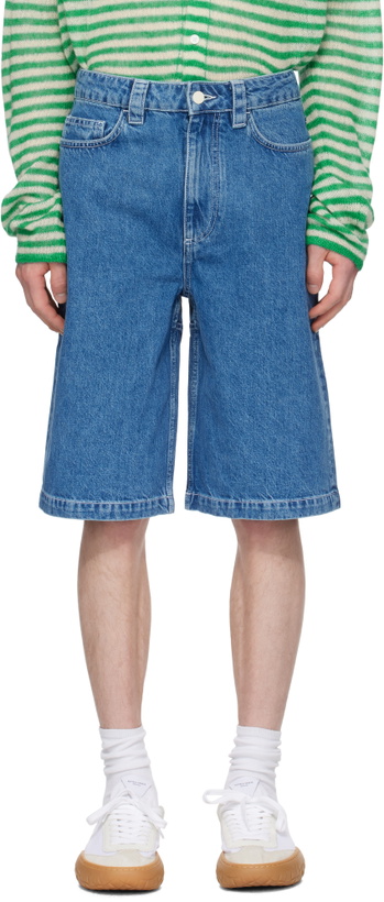 Photo: SUNNEI Blue Classic Denim Shorts