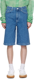 SUNNEI Blue Classic Denim Shorts