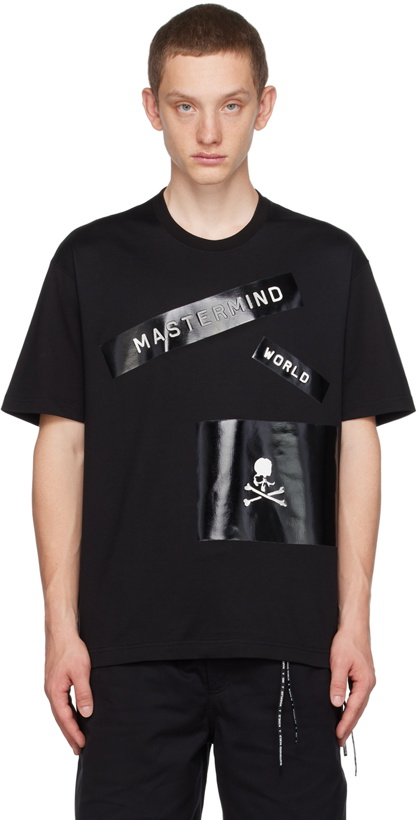 Photo: MASTERMIND WORLD Black Bonded T-Shirt