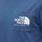 The North Face Men's Berkeley California Pocket T-Shirt in Shady Blue