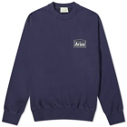 Aries Mini Temple Crew Neck Sweatshirt in Navy