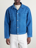 Blue Blue Japan - Textured-Cotton Jacket - Blue