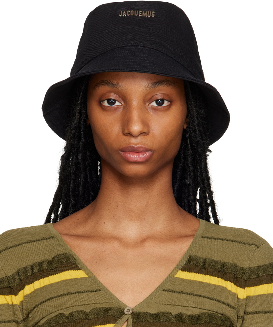 Jacquemus Black 'Le Bob Gadjo' Bucket Hat Jacquemus