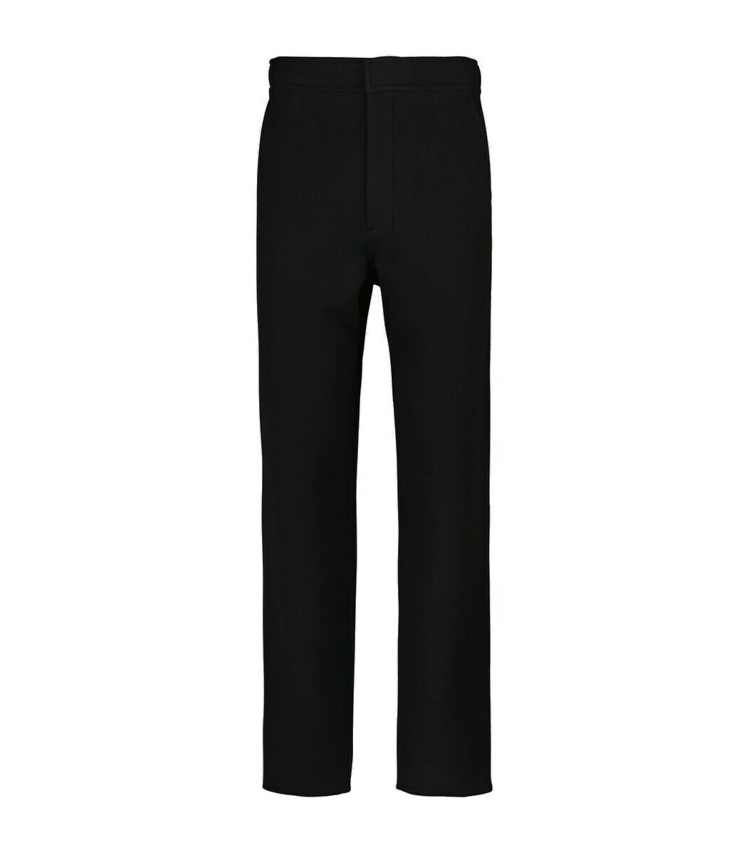 Photo: Ami Paris Straight-fit wool and cashmere pants