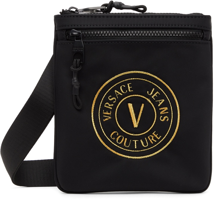 Photo: Versace Jeans Couture Black V-Emblem Bag