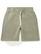 JOHN ELLIOTT - Crimson Loopback Cotton-Jersey Drawstring Shorts - Green