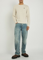 Belstaff Coast Piqué Silk and Cotton-blend Jumper Silver