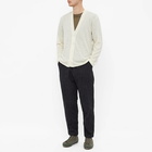 Barena Men's Button Down Cardigan in Ecru