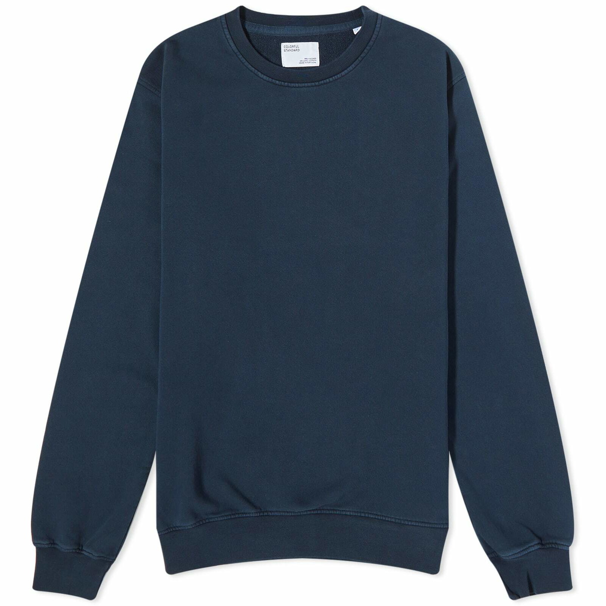 Colorful Standard Men's Classic Organic Crew Sweat in Navy Blue
