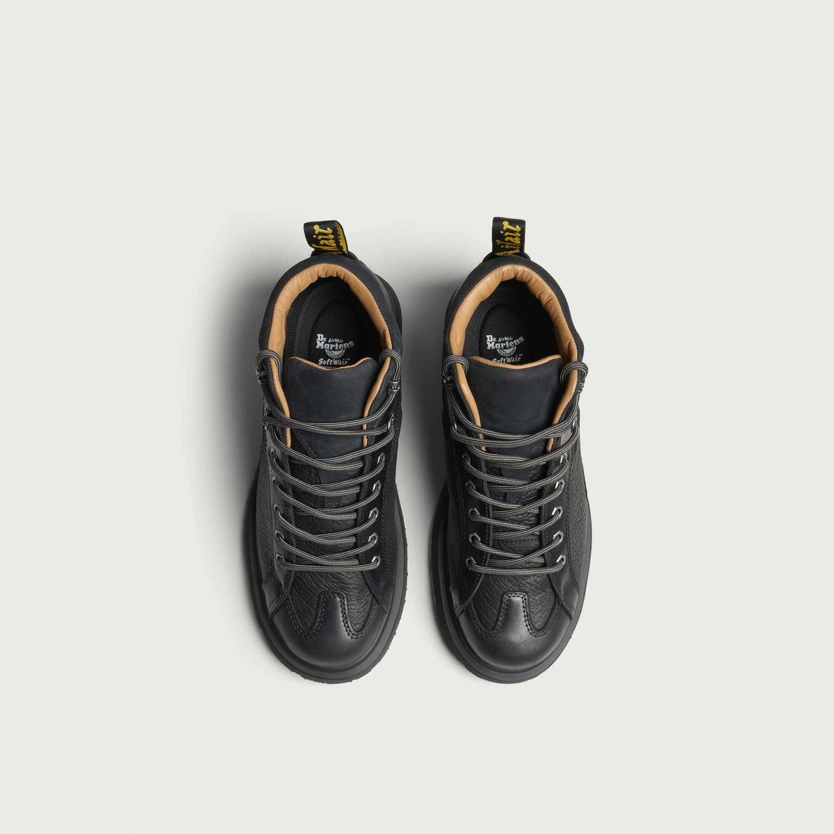 Dr. Martens Men's ALP Boot Lace Up Boot in Black Old Harness