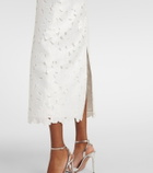 Costarellos Lace bustier gown