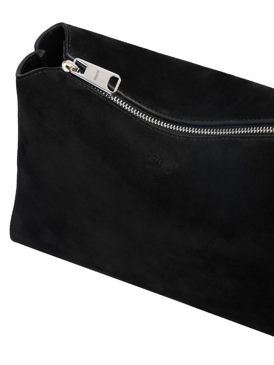 KHAITE Medium Lina Suede Crossbody Bag Khaite