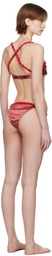 Isa Boulder SSENSE Exclusive Red Challenger Bikini