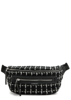 Varley Roby Checked Wool-blend Belt bag - Black - One Size
