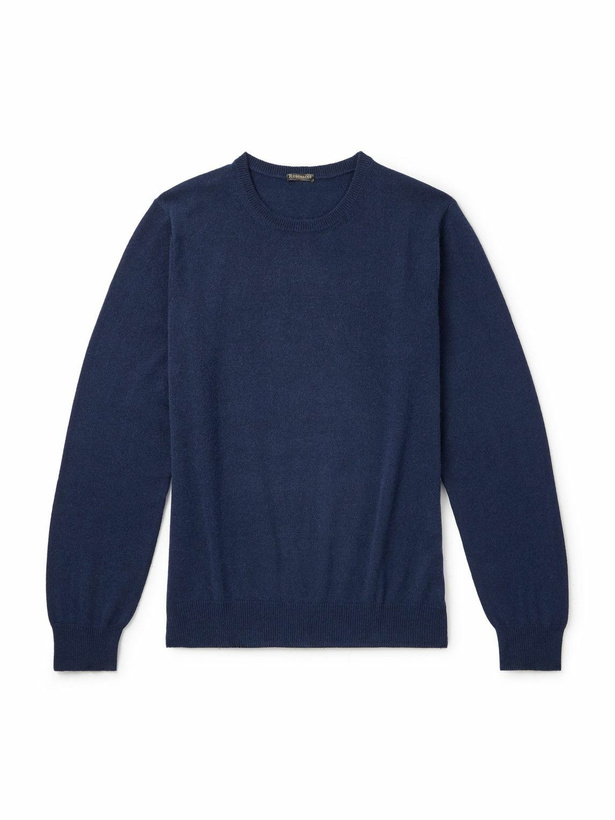 Photo: Rubinacci - Cashmere Sweater - Blue