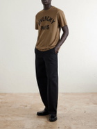 Givenchy - Logo-Embroidered Cotton-Jersey T-Shirt - Neutrals