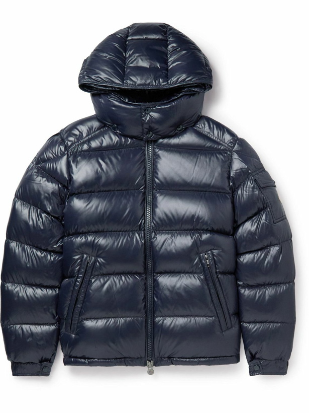 Photo: Moncler - Maya Quilted Shell Hooded Down Jacket - Blue