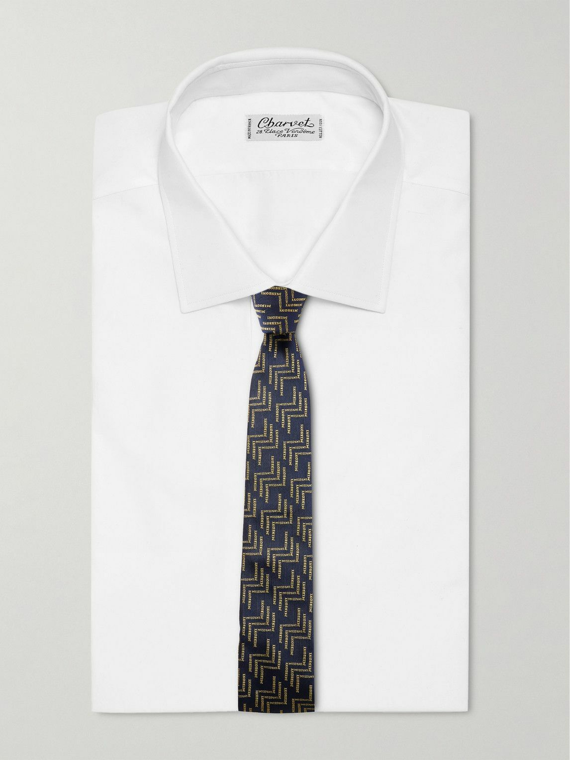 Missoni - Set of Two 7cm Logo-Embroidered Silk-Jacquard Ties