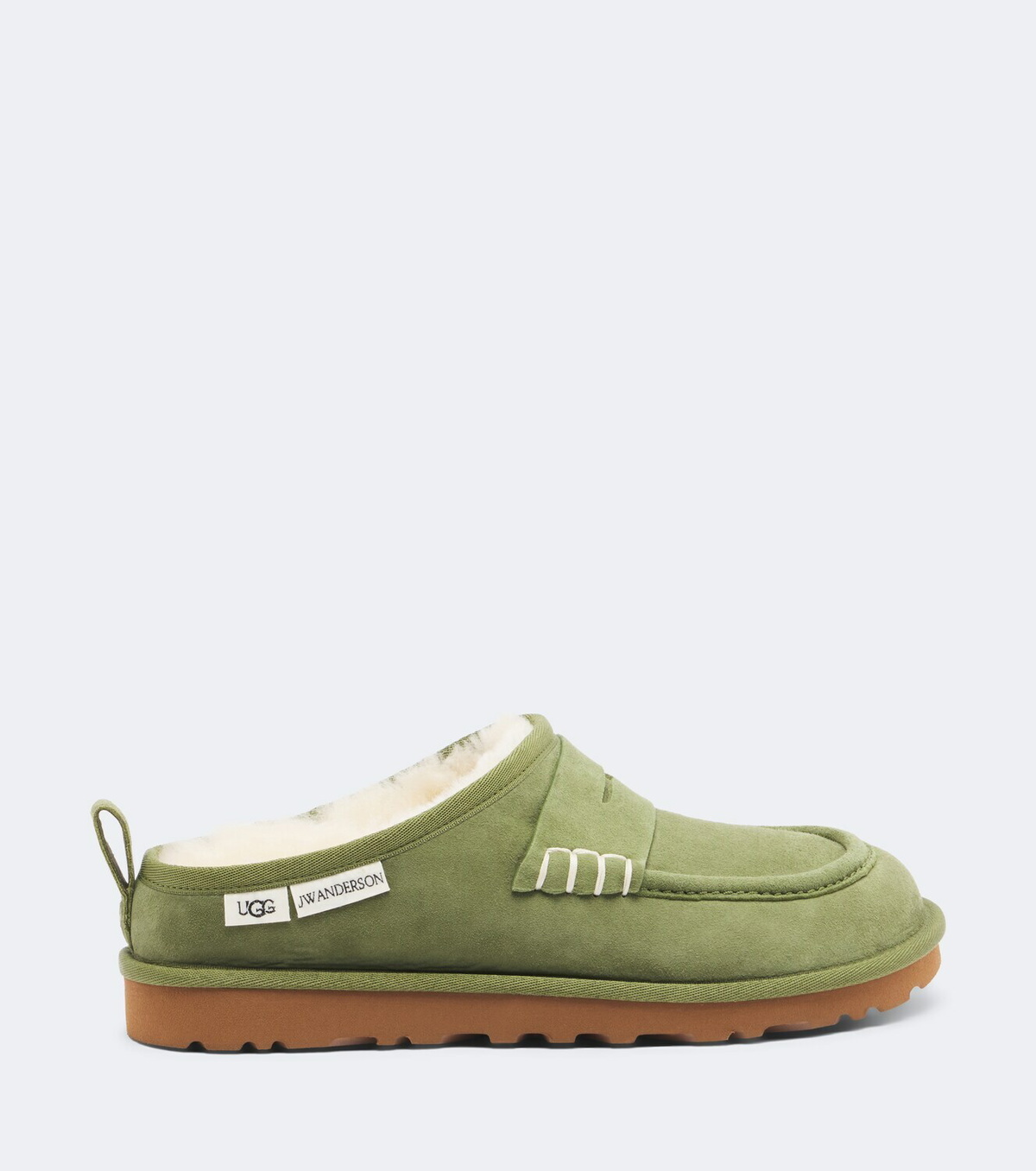 JW Anderson x UGG shearling-lined suede mules
