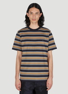 Carhartt WIP - Leone Striped T-Shirt in Camel