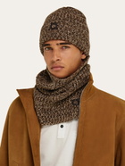 Ferragamo Mens Cowl scarf in Brown