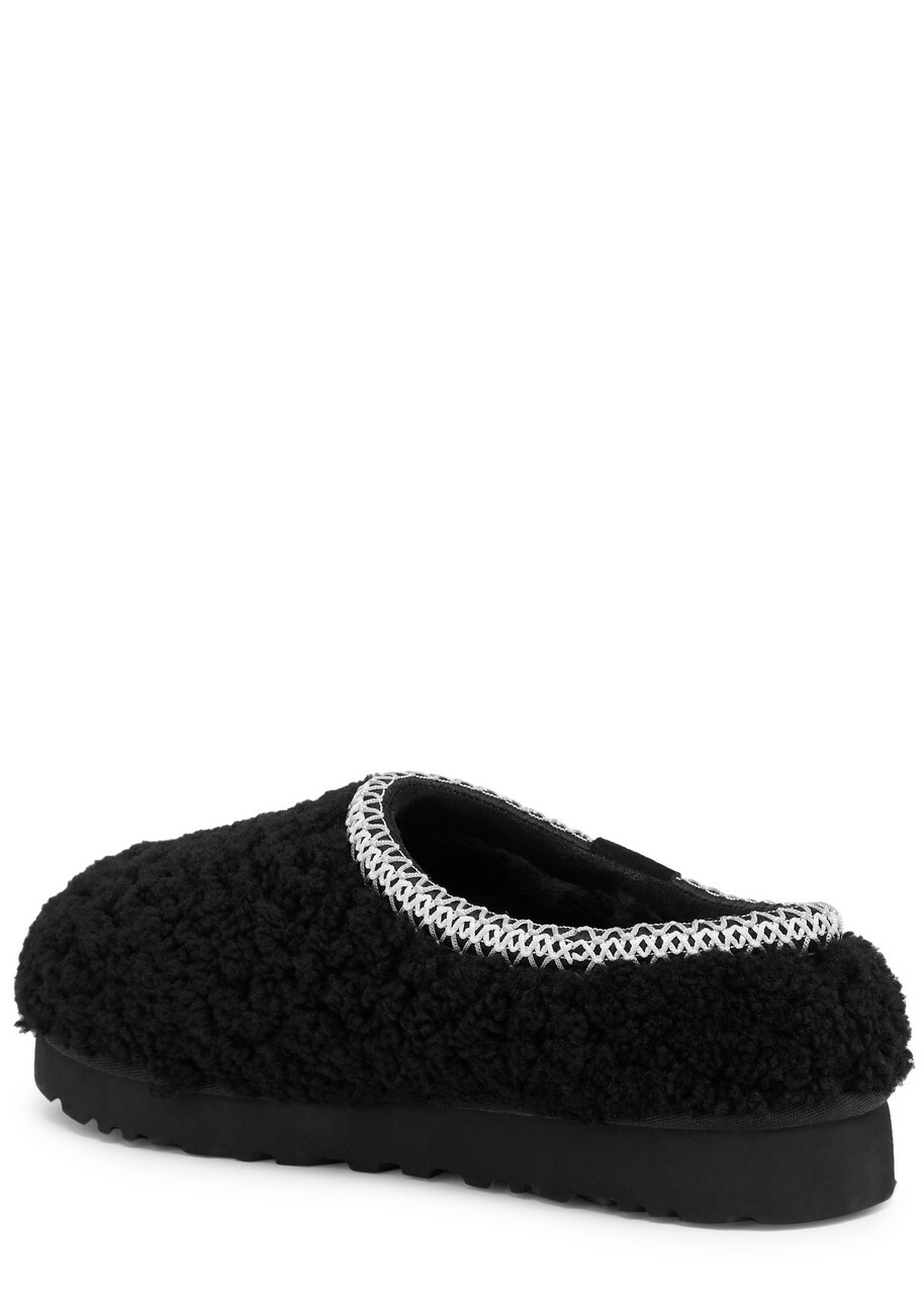 Ugg Tasman Maxi Curly Shearling Flatform Slippers Black Ugg display picture 1