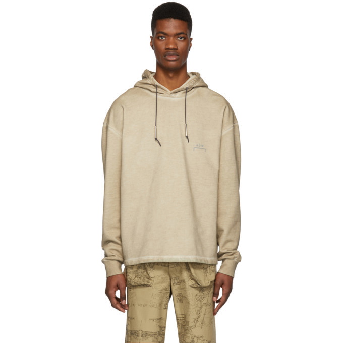 Photo: A-Cold-Wall* Taupe Bracket Basic Hoodie