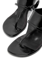 Alohas Dystaria Patent Leather Sandals Black