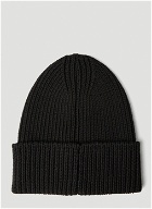 Dolce & Gabbana - Logo Embroidery Beanie Hat in Black