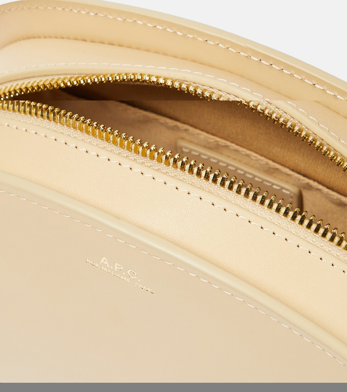 A.P.C. - Demi-Lune Mini leather shoulder bag A.P.C.