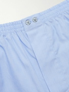 ZIMMERLI - End-On-End Cotton Boxer Shorts - Blue