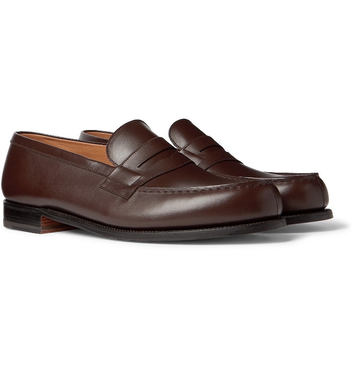 Photo: J.M. Weston - 180 Moccasin Leather Loafers - Brown