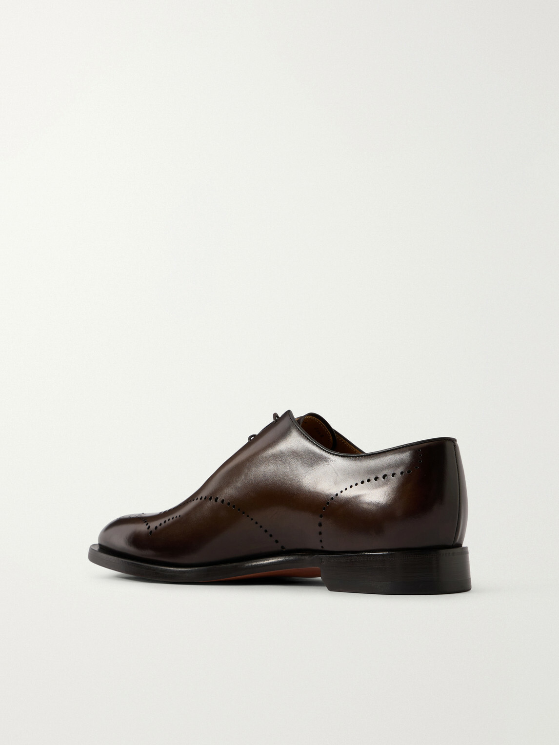 Berluti - Alessandro Ajoure Leather Oxford Shoes - Brown