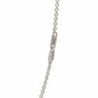 Frederick Grove Snake Pendant Necklace in Silver 