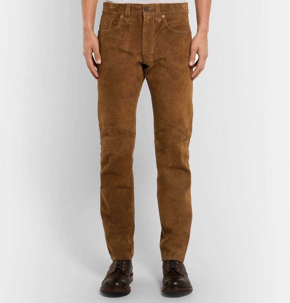 Buy Suede Leather Mens Pants Online In India  Etsy India