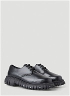 Derby Platform Shoes in Black