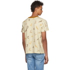 Levis Vintage Clothing White All Over Surf Print T-Shirt