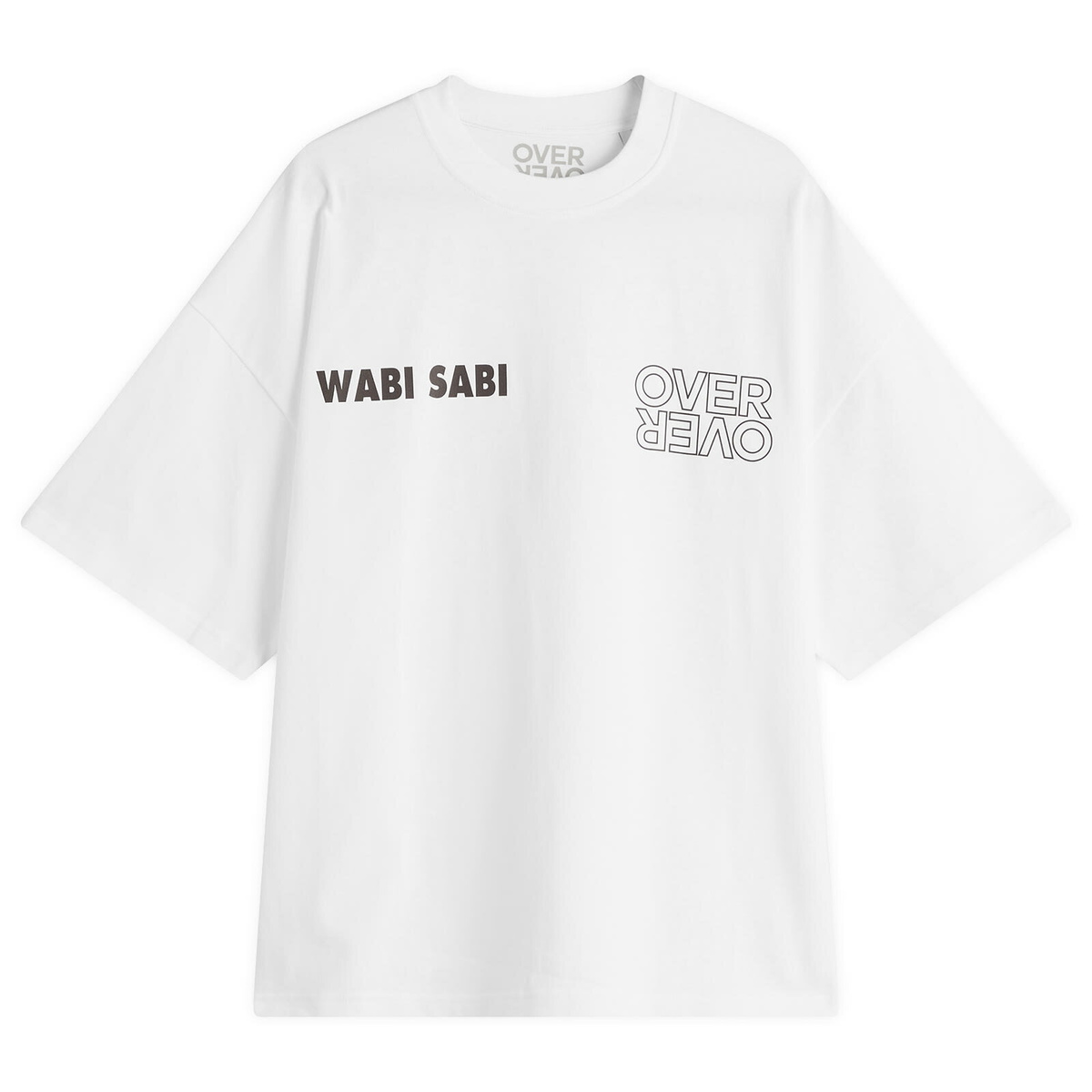 Over Over Men's Wabi Sabi Crop T-Shirt in White