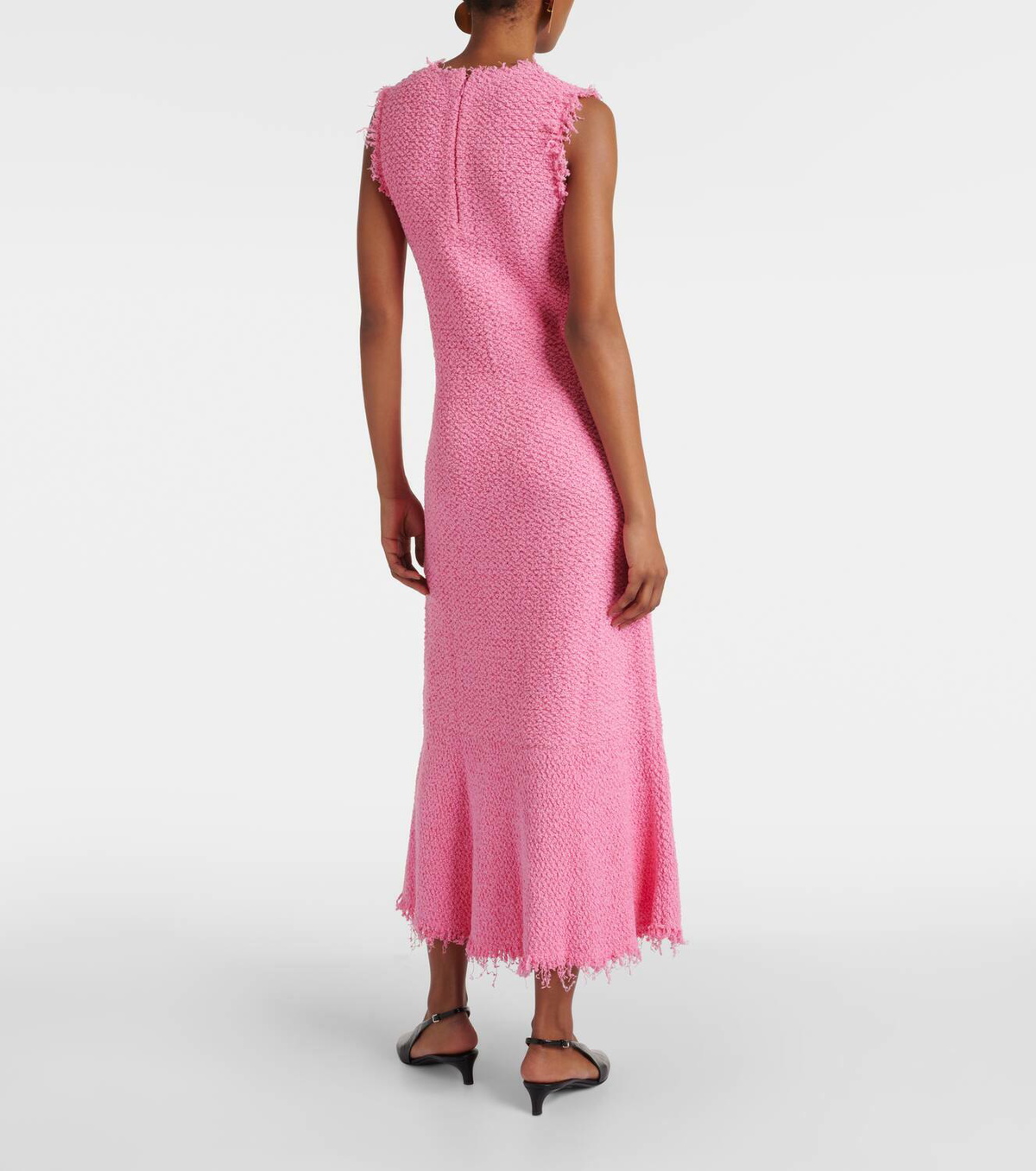 【関税&送料込】Jil Sander Multicolor Polyester Blend Dress Jil Sander Cotton-blend bouclé maxi dress Jil Sander