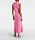 Jil Sander Cotton-blend bouclé maxi dress