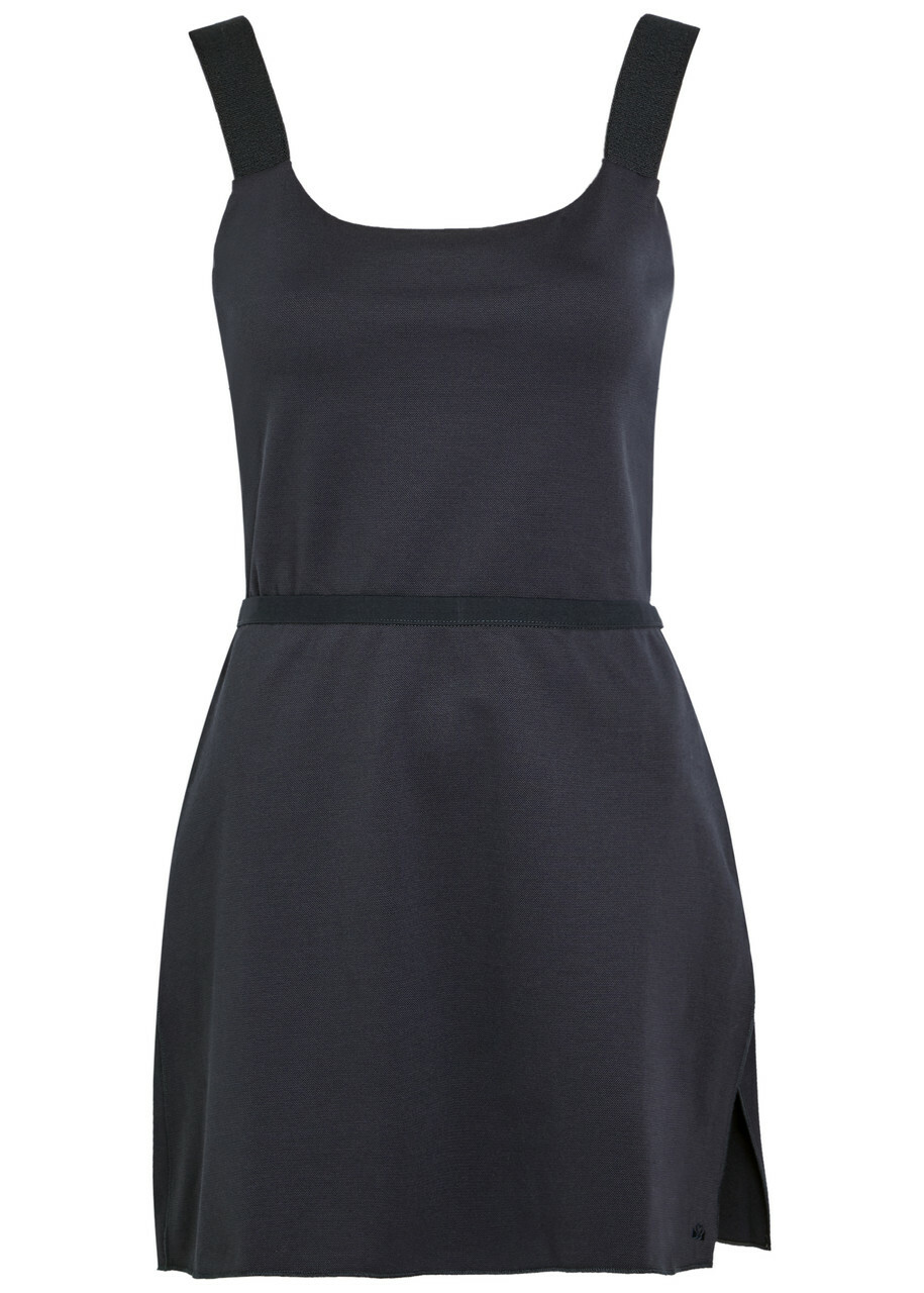 Spence Court Piqué Ponte Mini Dress Navy