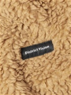 DISTRICT VISION - Doug Fleece Half-Zip Sweatshirt - Brown