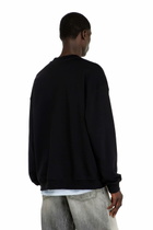 Diesel Cotton sweatshirt with graphic print - Sweaters - Man -