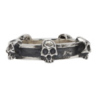 Luka Sabbat x Monini Silver Skinny Plain Skull Ring