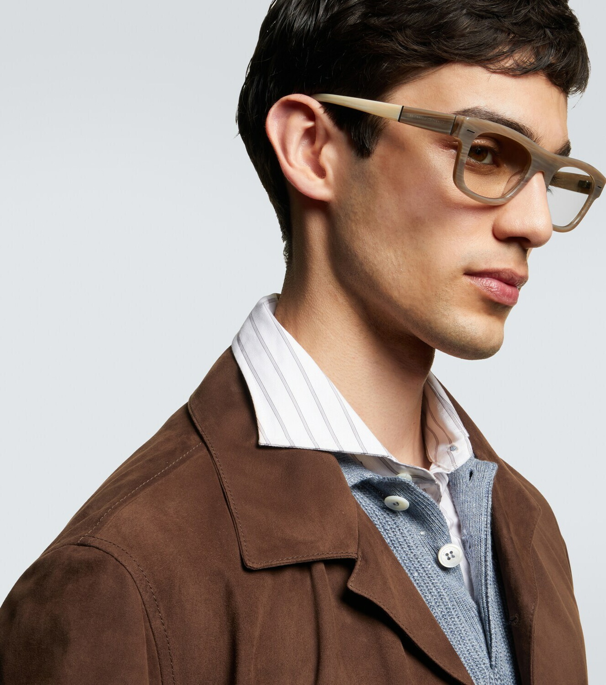 Brunello Cucinelli Rectangular glasses
