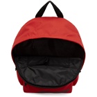 MSGM Red Logo Print Backpack