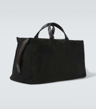 Giorgio Armani Suede duffel bag