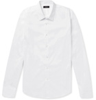 Theory - Sylvain Slim-Fit Stretch Cotton-Blend Poplin Shirt - White